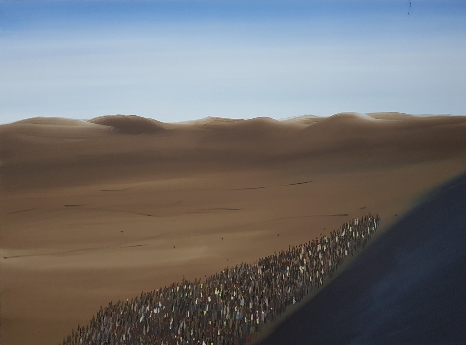 Opening of the Sea, Oil on canvas