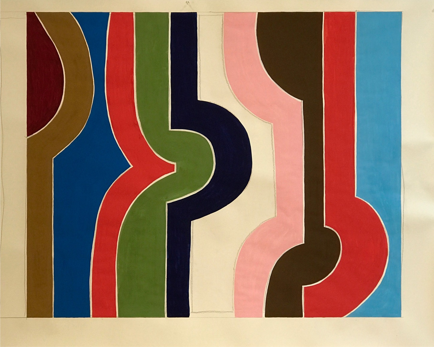 PATRICIA UDELL, #8 -- Composition in Red, 2019