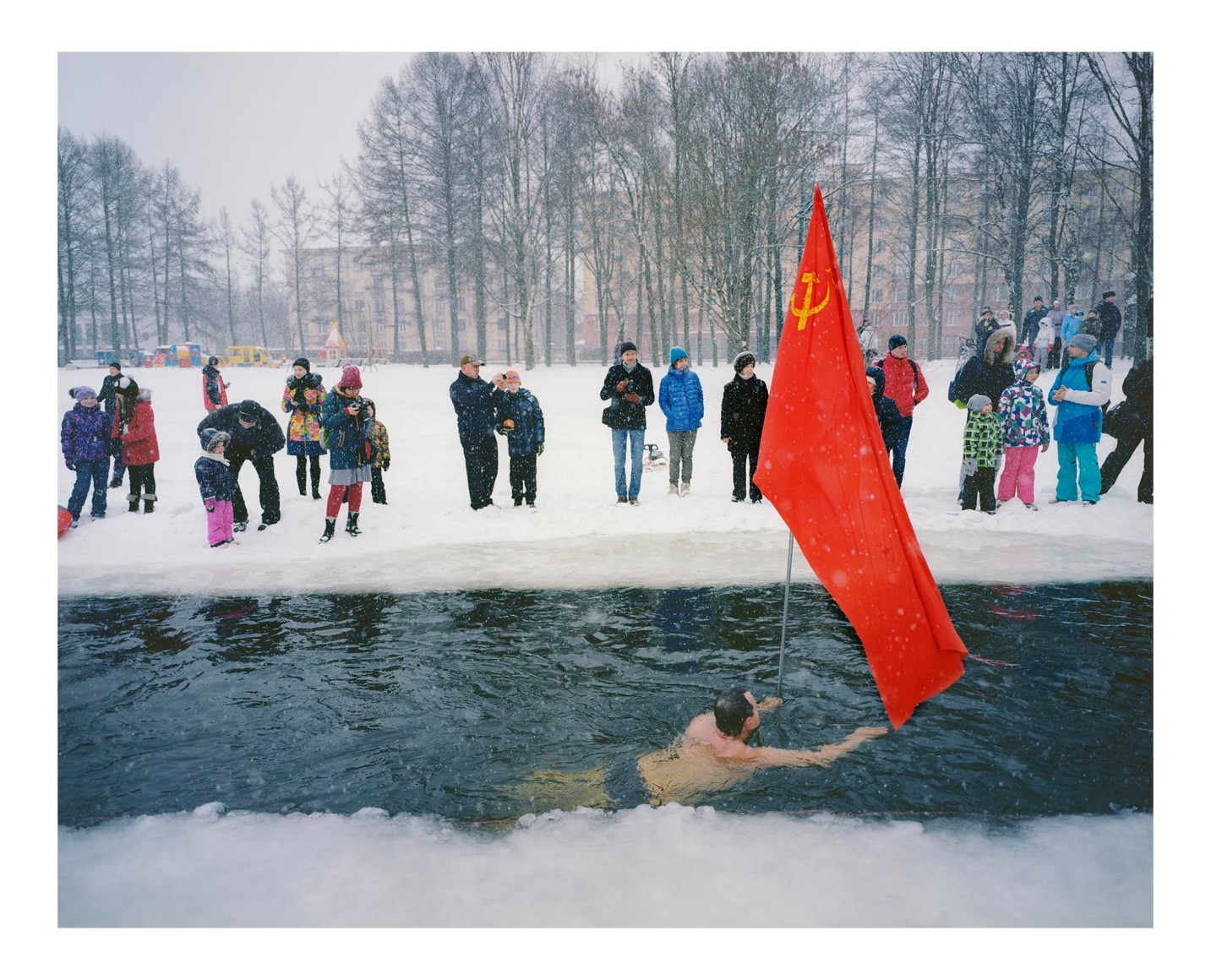 St. Petersburg, 2015, 35 7/16 x 47 ¼ inches