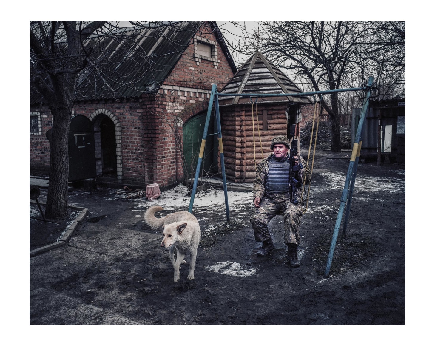 Soldier, 2017, 25 3/16 x 31 ½ inches