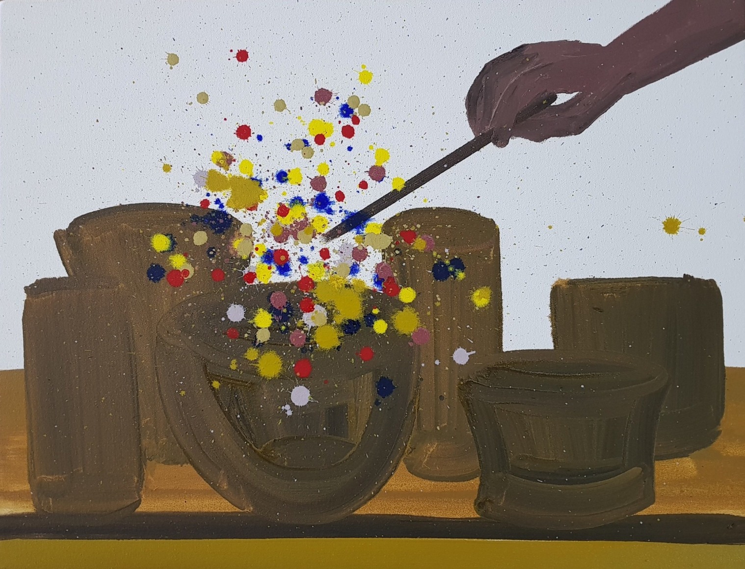 A Note of Food and Drink, Oil on canvas