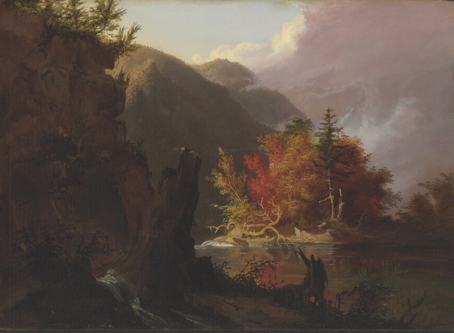 Thomas Cole, View in Kaaterskill Clove