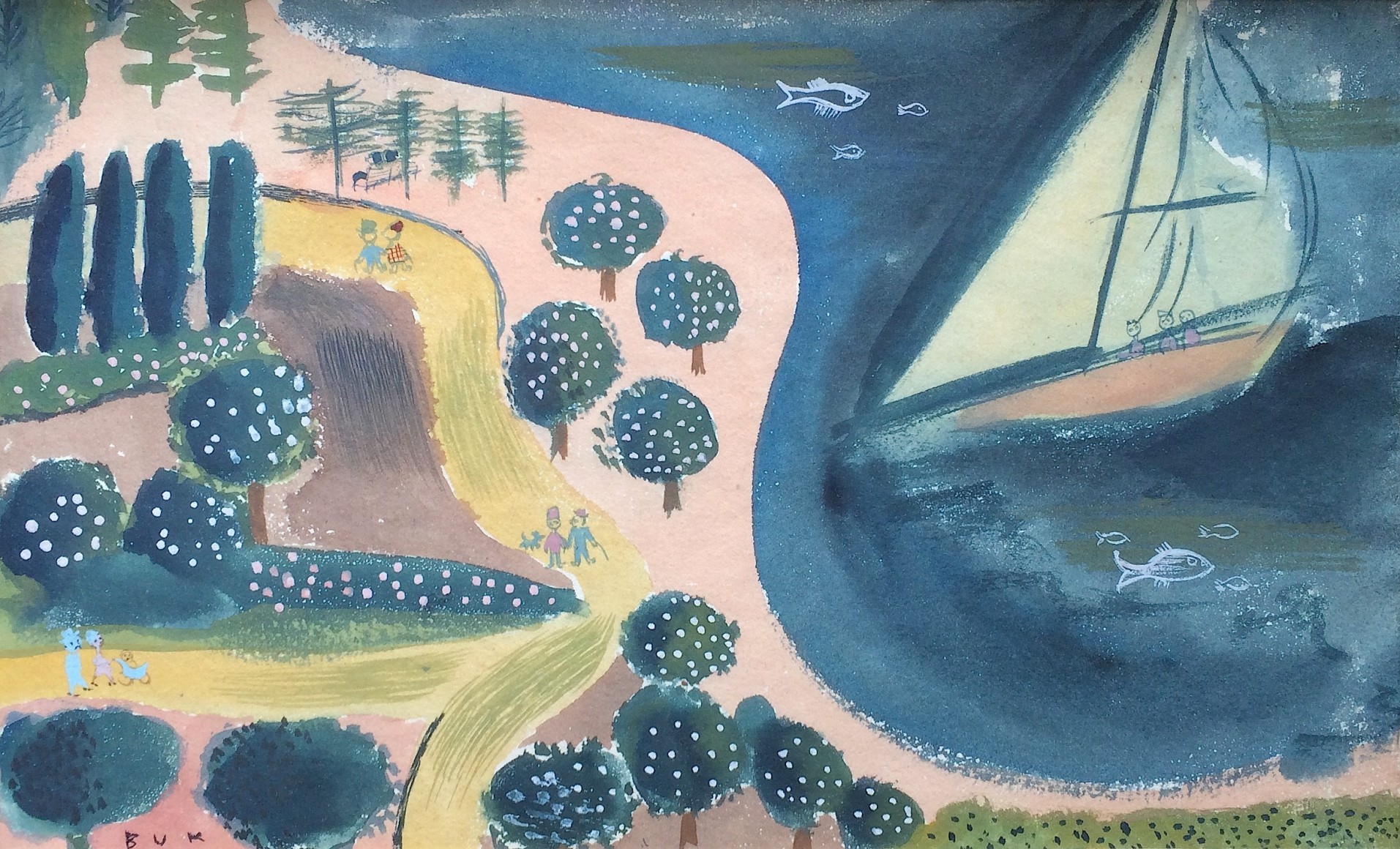 Eduard Buk Ulreich, Sea Shore