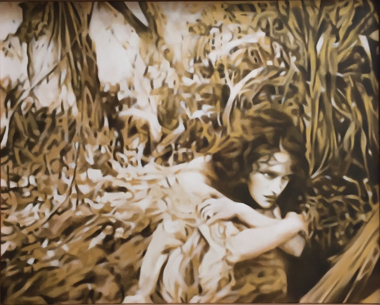 GS 1919 (gold), 2013, Oil on canvas