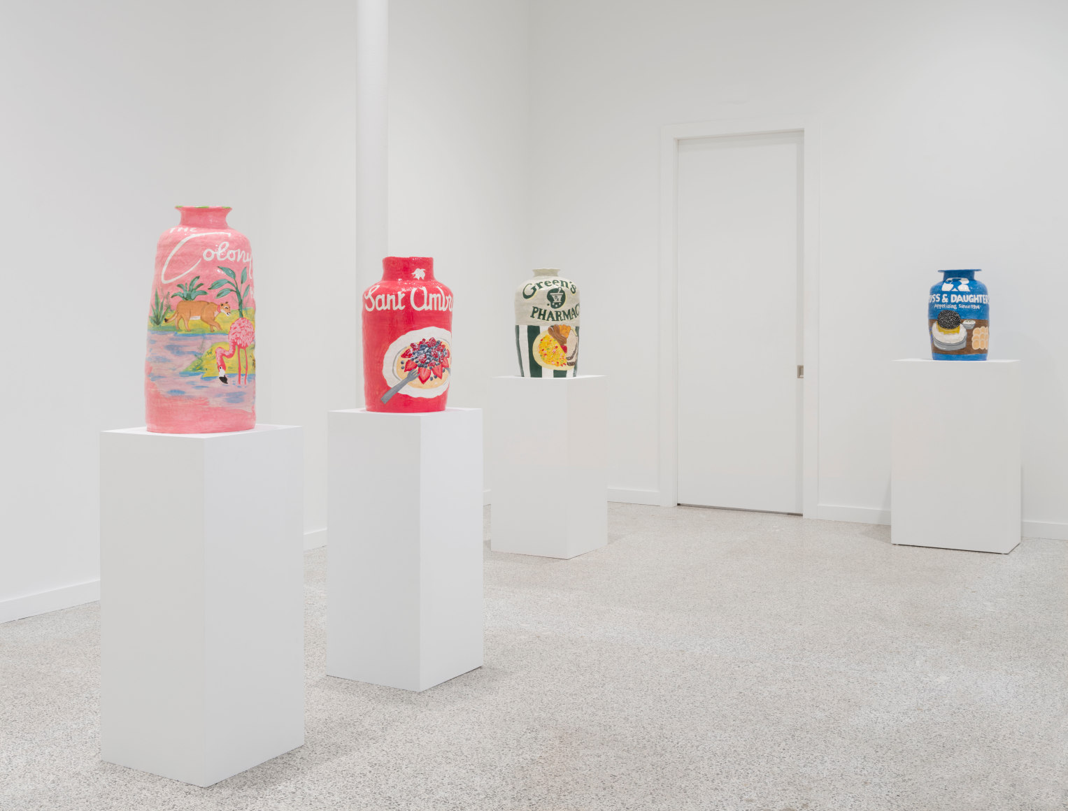 Installation view, Jake Clark and Konstantin Kakanias, 2022