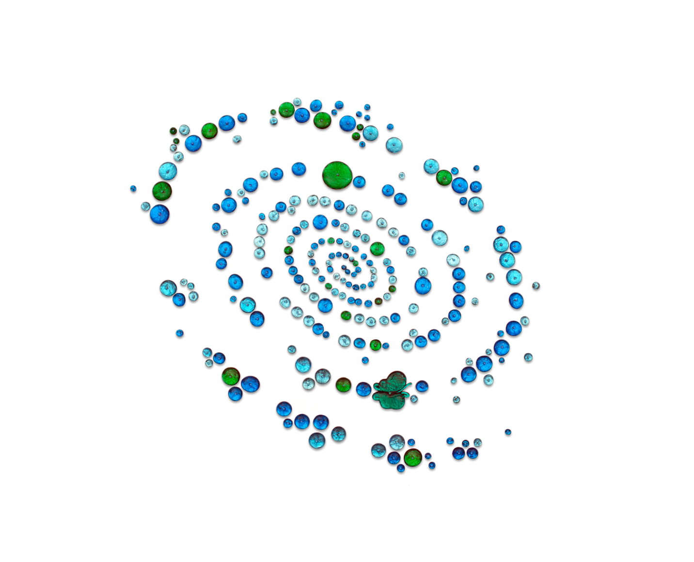 Rob Wynne, BLUE WHIRLWIND, 2022