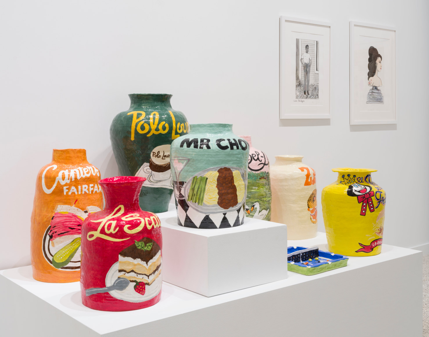 Installation view, Jake Clark and Konstantin Kakanias, 2022