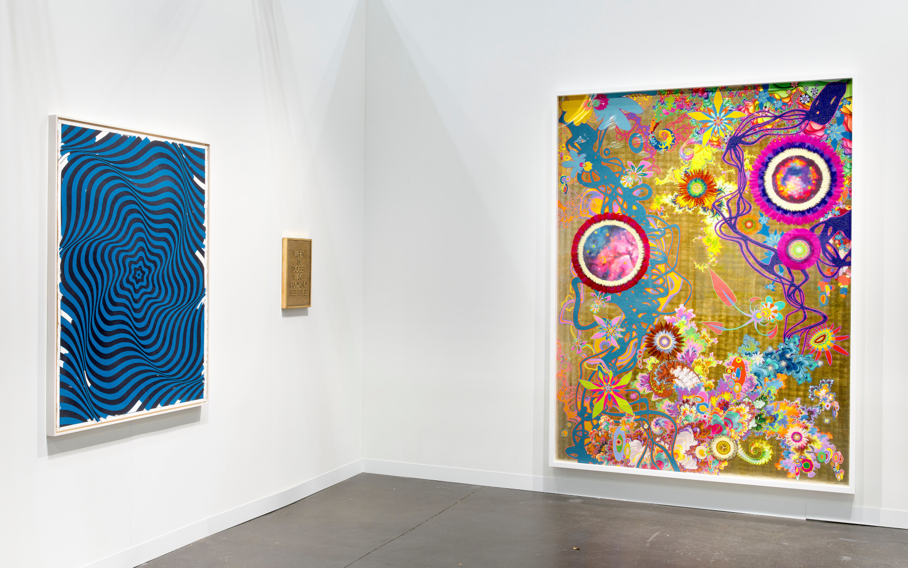 Installation view of booth 130