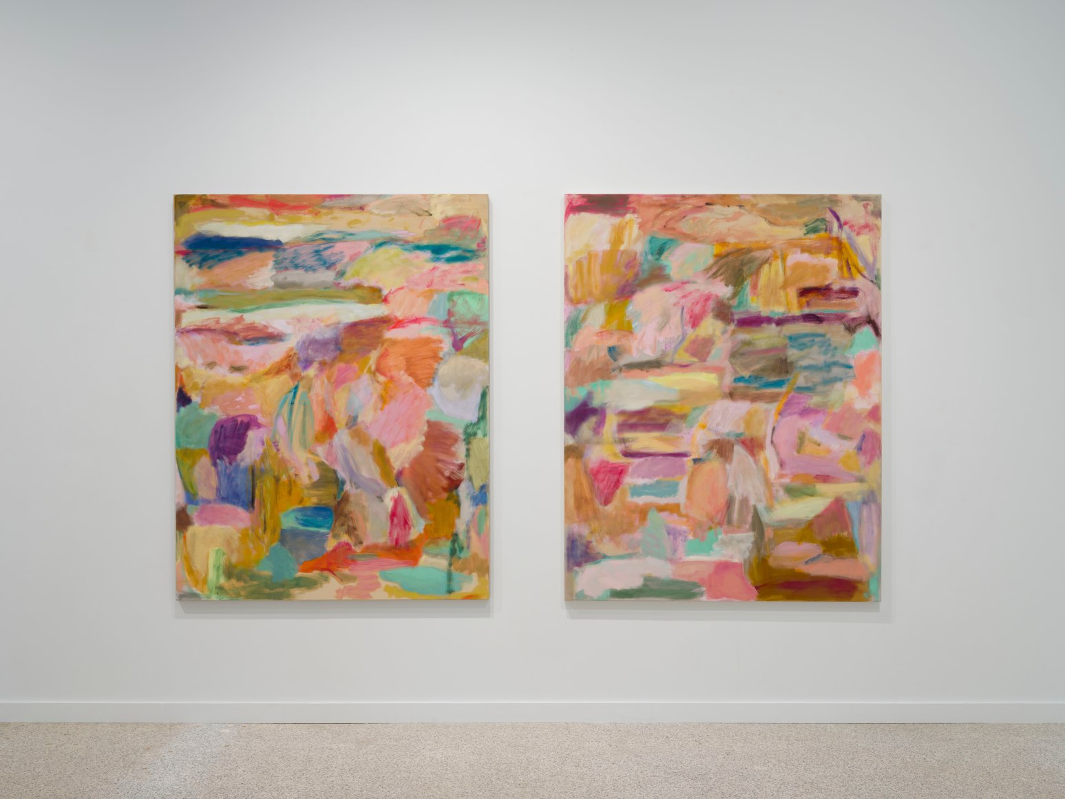 Installation view, Come, stare, she makes a gesture, 2023