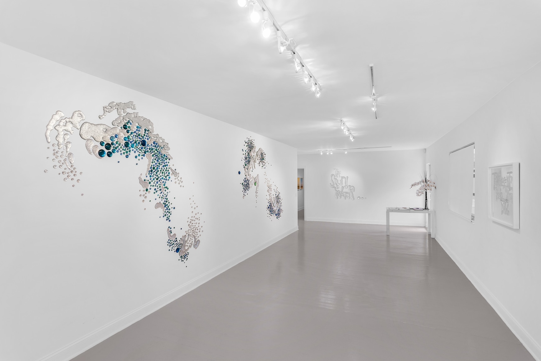 Install view of Rob Wynne "OH2/H2O"