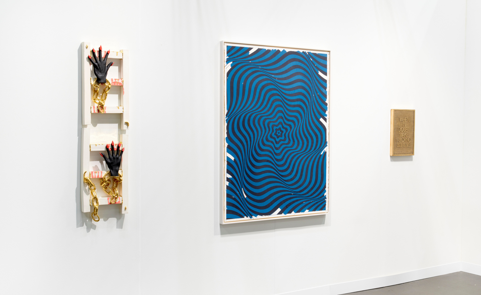 Installation view of booth 130