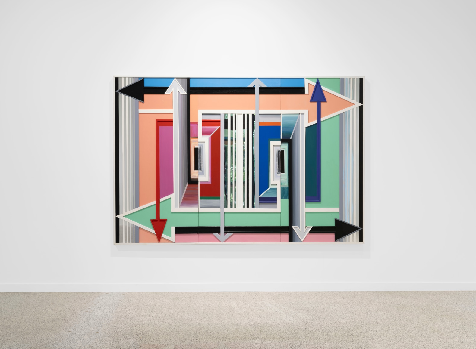 Installation View Karen Carson: Faces and Places, 2022