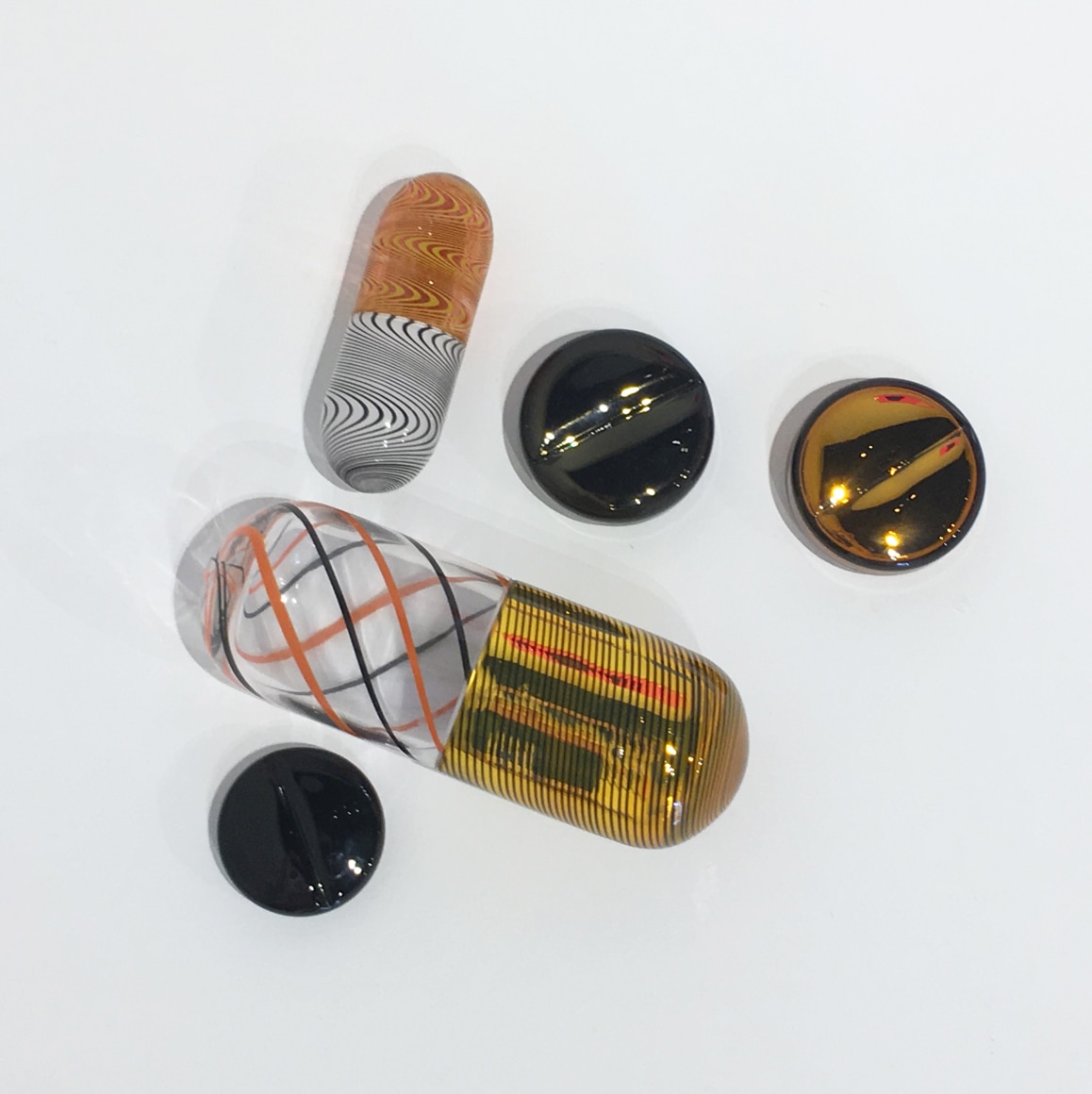 Glass Grouping #1, 2011 - 2013, Blown glass, 5 pieces