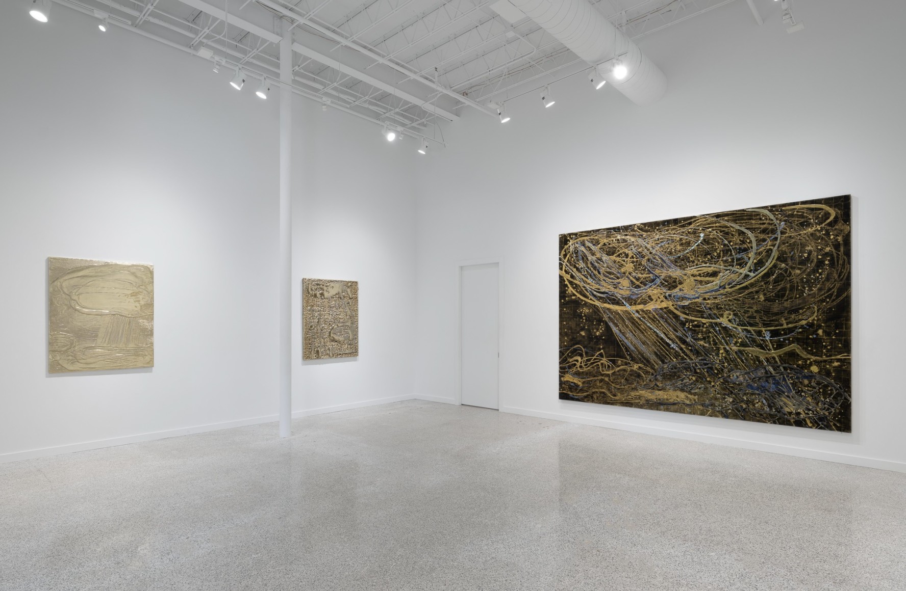 Installation view, Nancy Lorenz: Gilded Matter, 2023