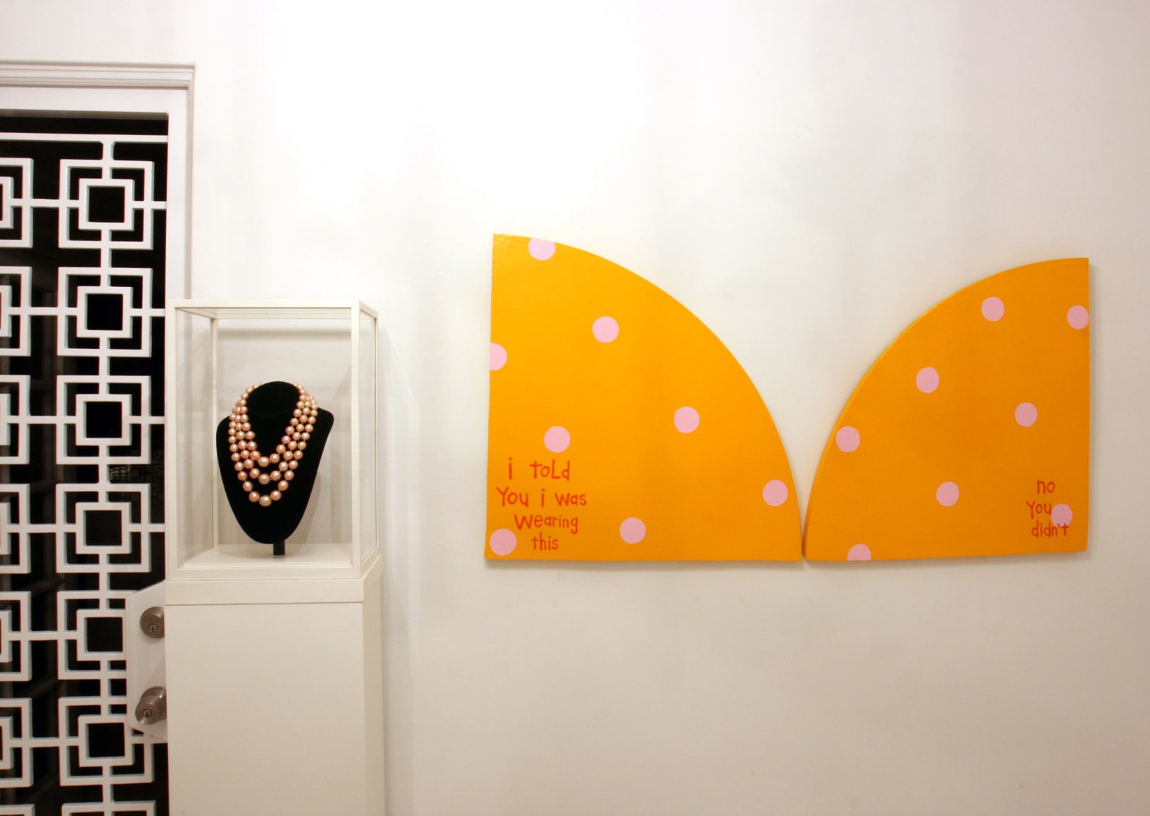 Installation view, Think Pink, 2010