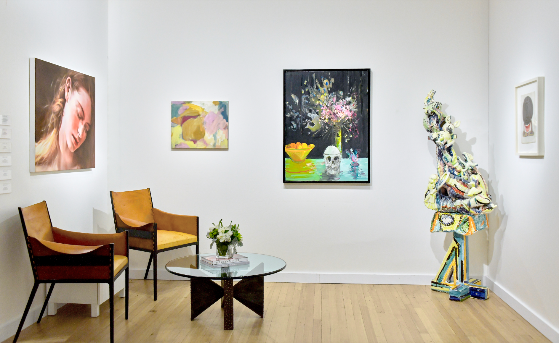 Installation view of booth B15