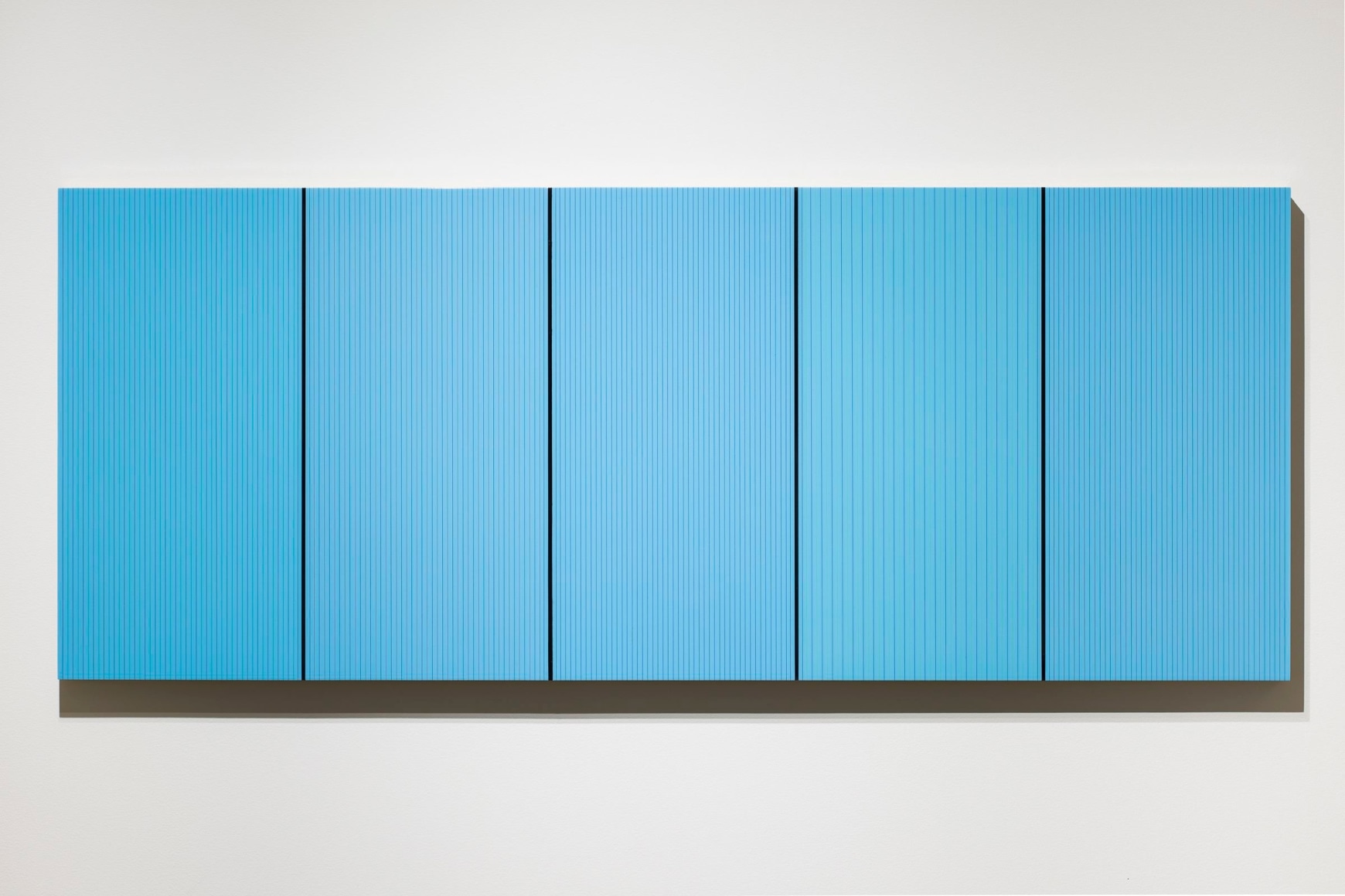 Brian Wills, Untitled (Peacock blue Poly), 2014