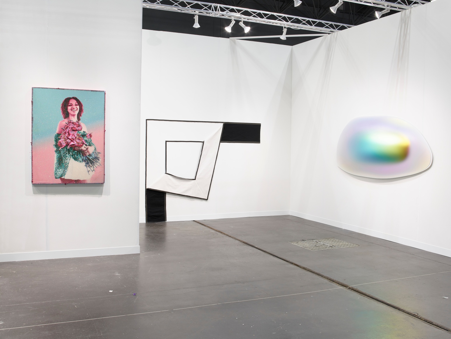 Installation view of booth 130