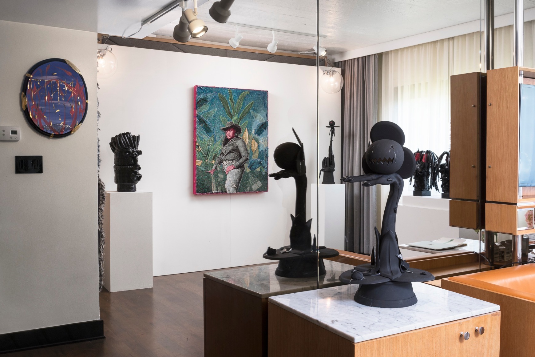 Installation view of Room 107