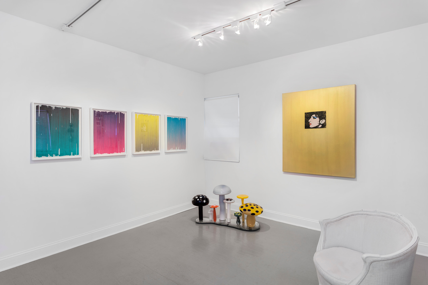 Install view of Rob Wynne "OH2/H2O"