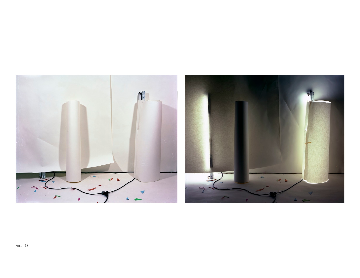 (No. 76) Inside and Out White Cylinder, 1979