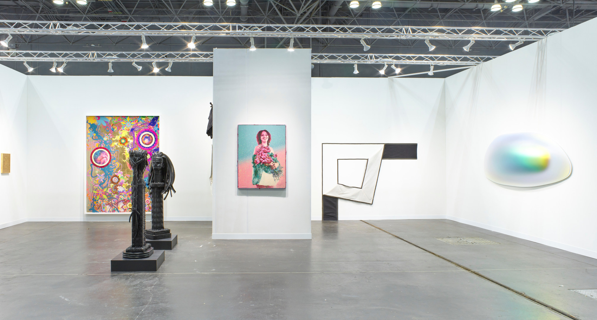 Installation view of booth 130