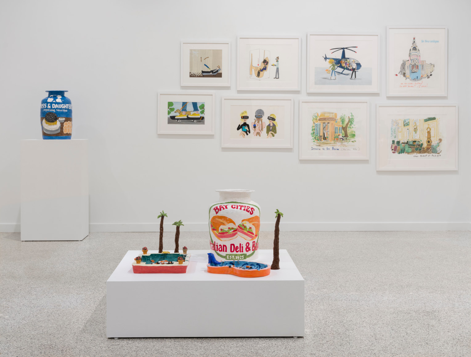 Installation view, Jake Clark and Konstantin Kakanias, 2022