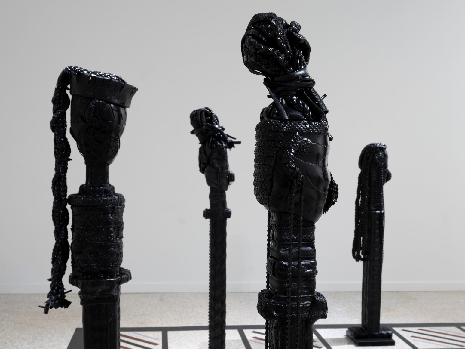 Installation View Kim Dacres: Black Moves First, 2021