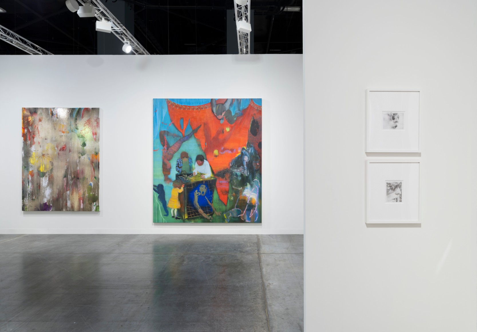 Installation view of booth E16