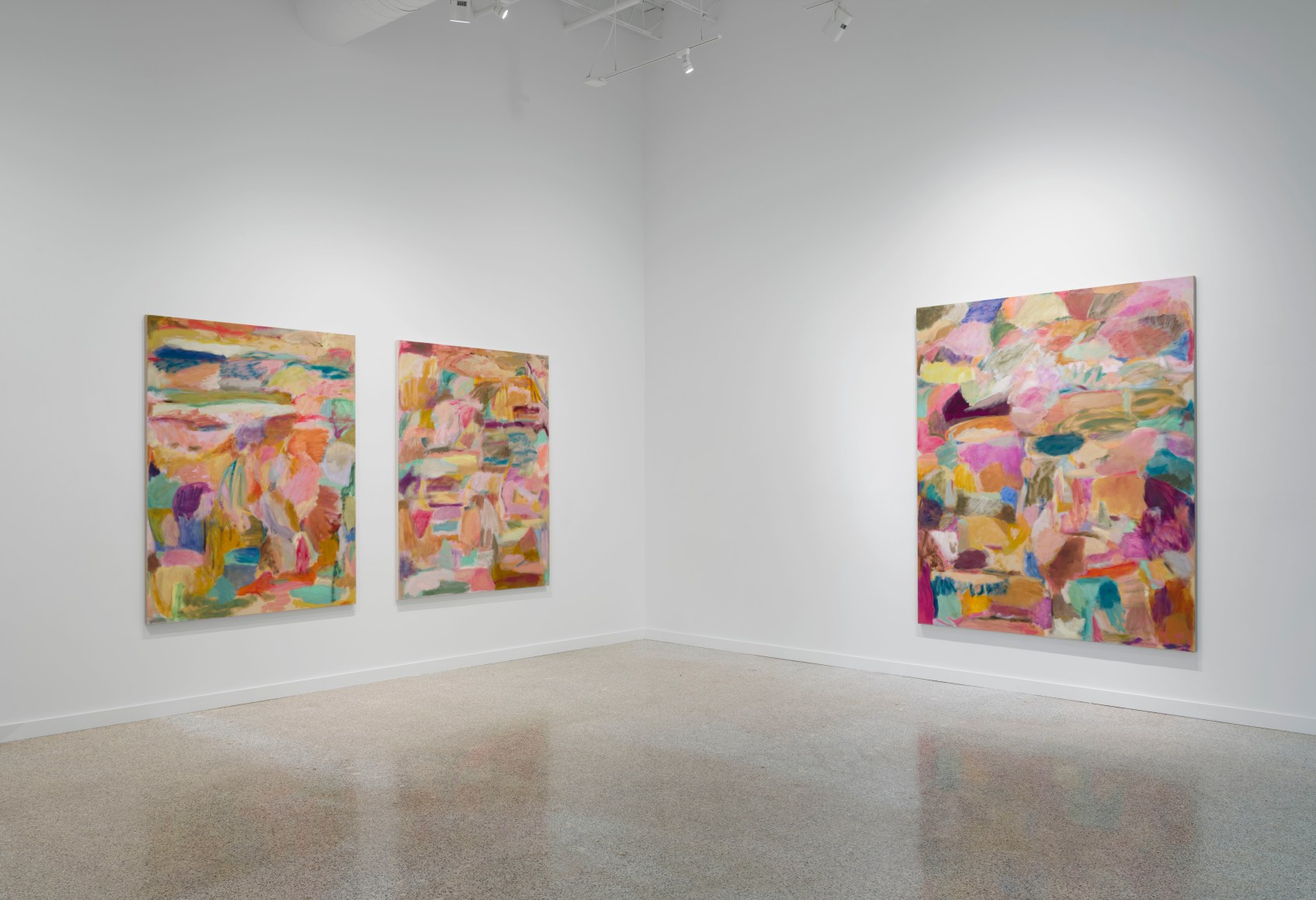 Installation view, Come, stare, she makes a gesture, 2023