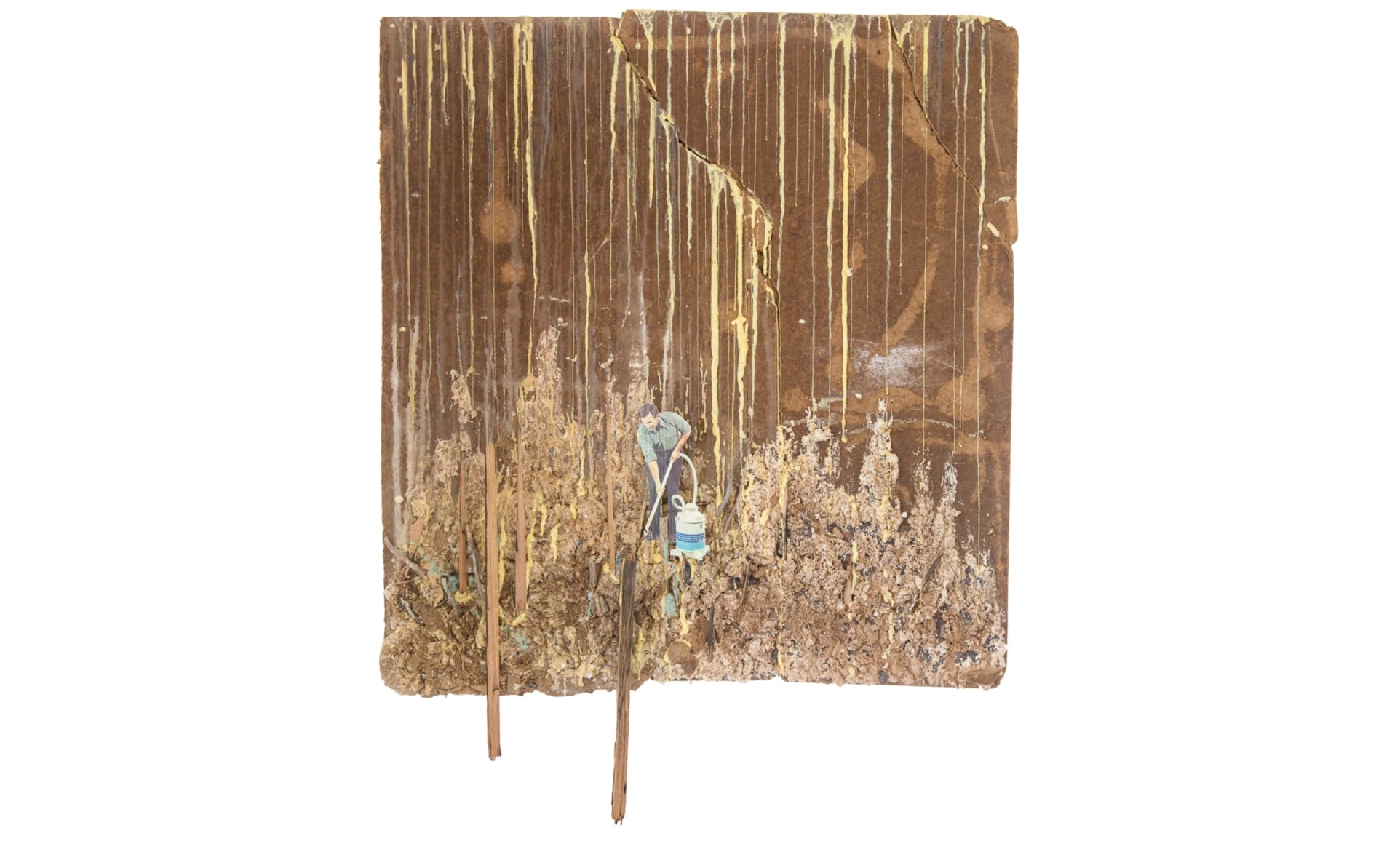 Remediation, 2012 Wood, urethane foam, latex paint, glue and cardboard