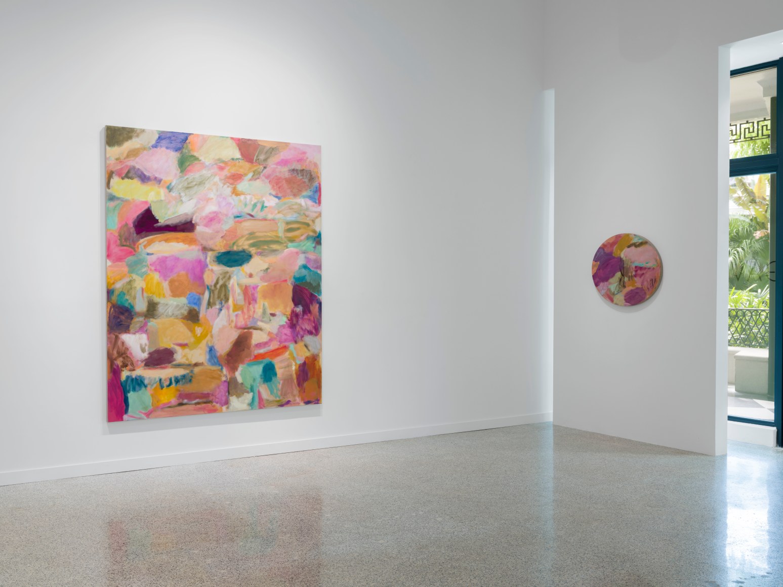 Installation view, Come, stare, she makes a gesture, 2023