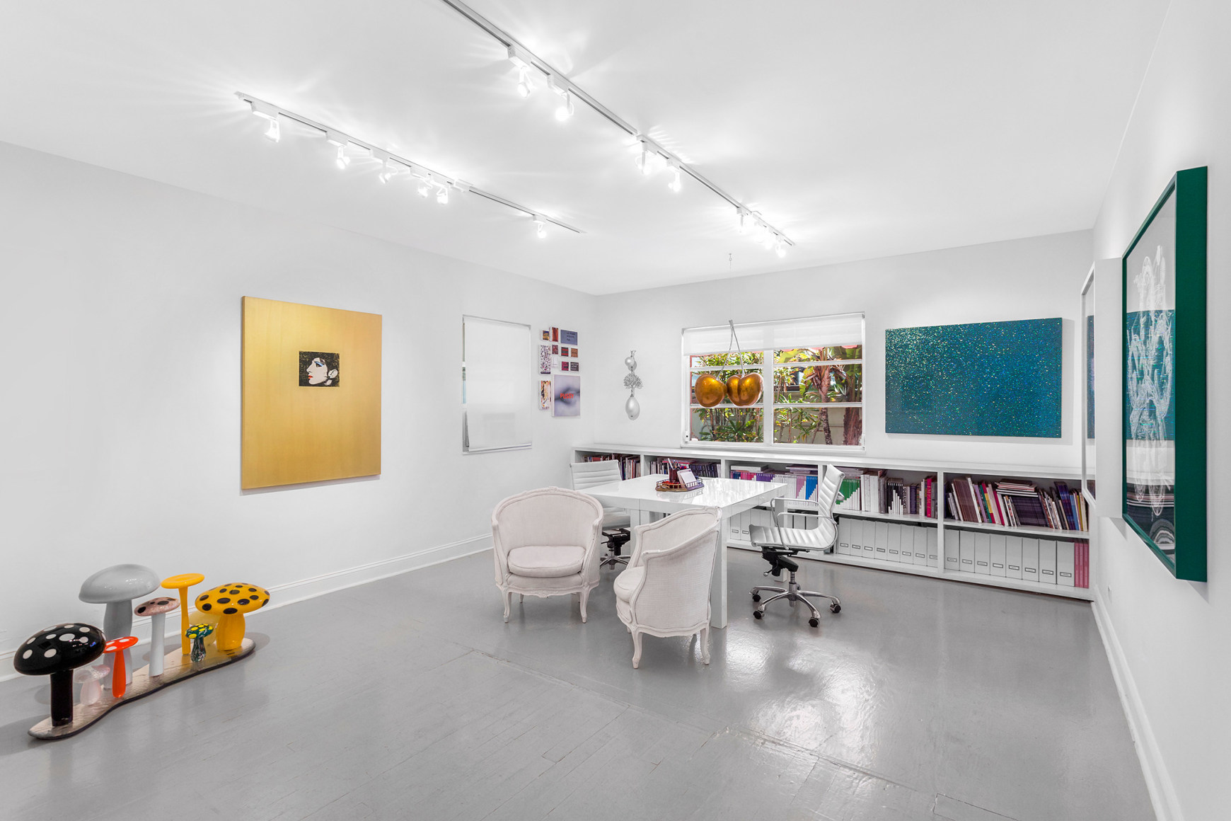 Install view of Rob Wynne "OH2/H2O"