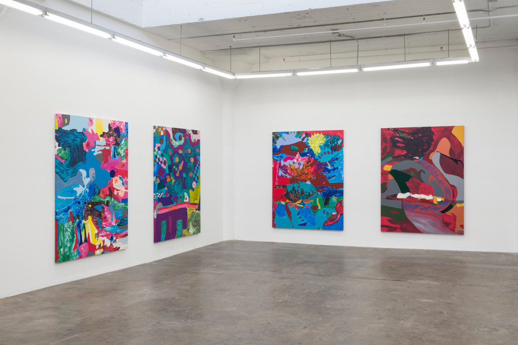 Installation view Candida Alvarez:&nbsp;Palimpsest&nbsp;(2021)