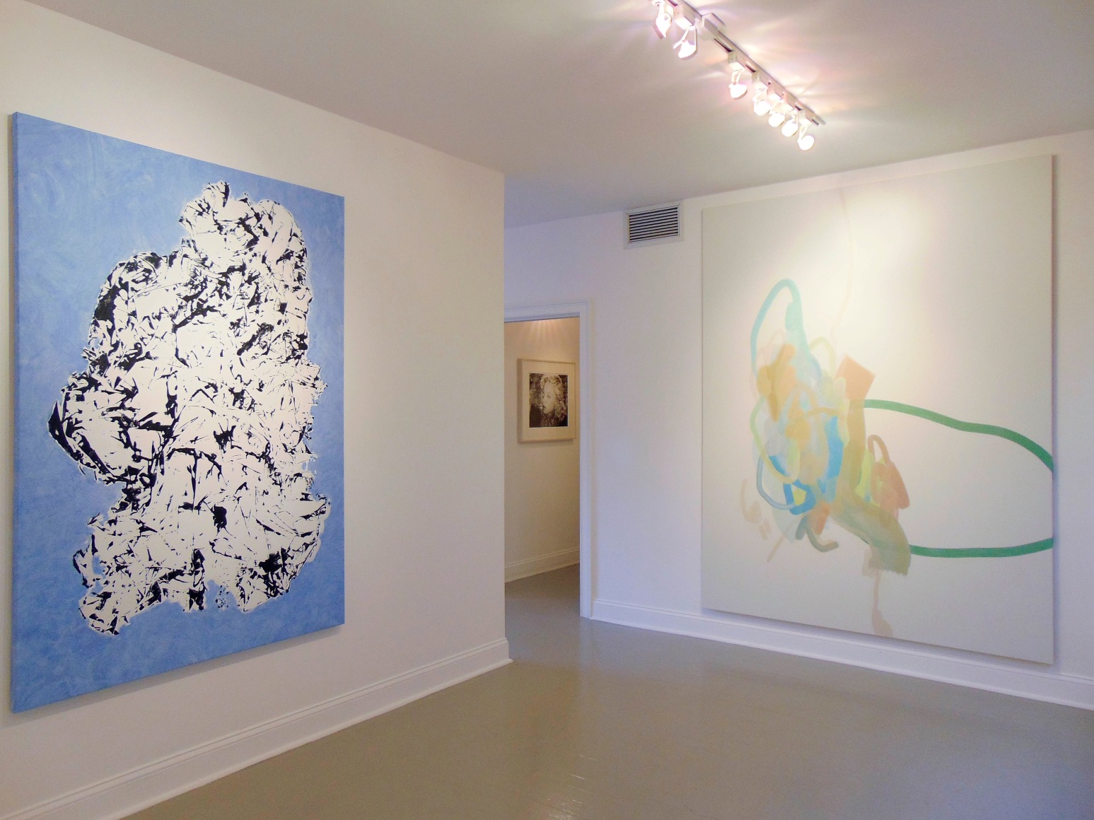 Florence Derive, Judith Eisler, and Michael Manning on view during Judith Eisler Gloria (from Left to Right) 