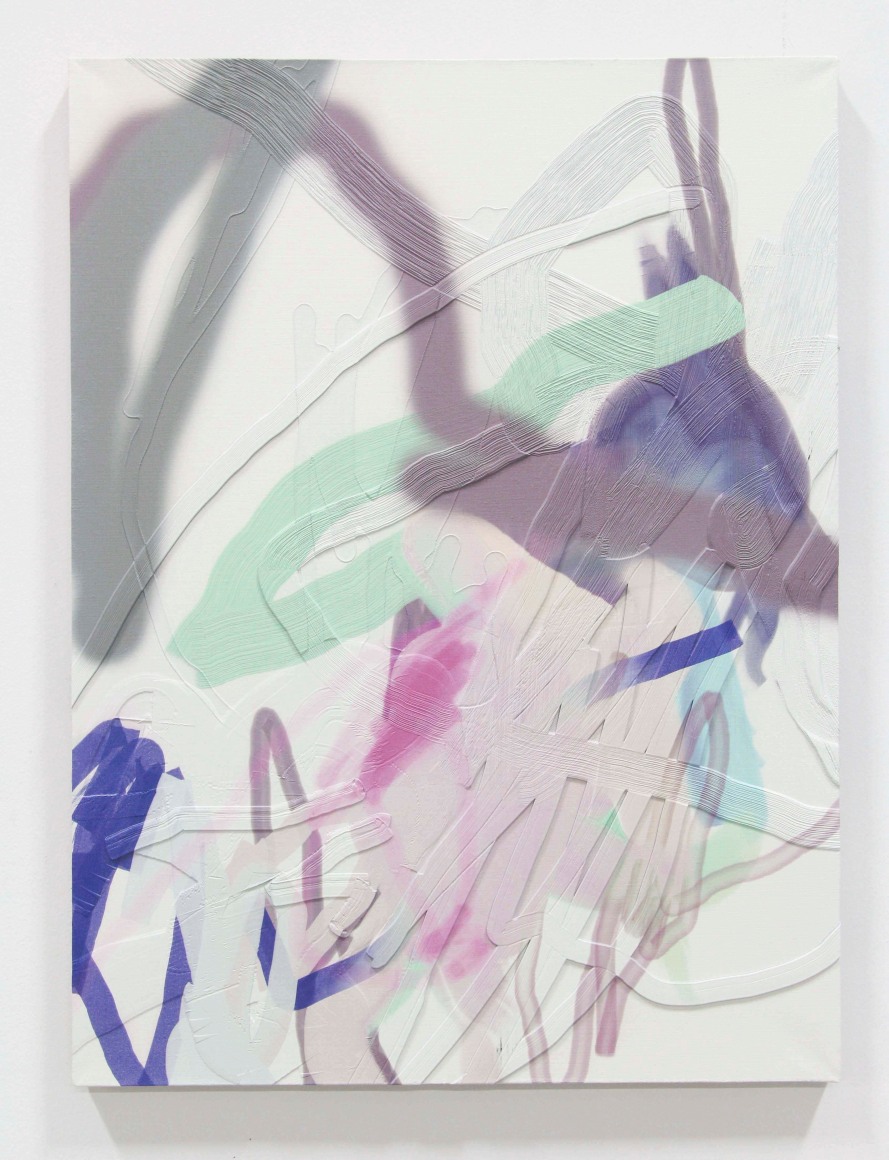 Wreckage, 2015 3D print on linen