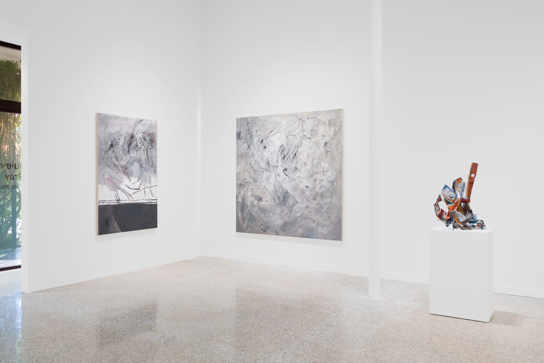 Installation View, Iva Gueorguieva: Pompeii Gray, 2022