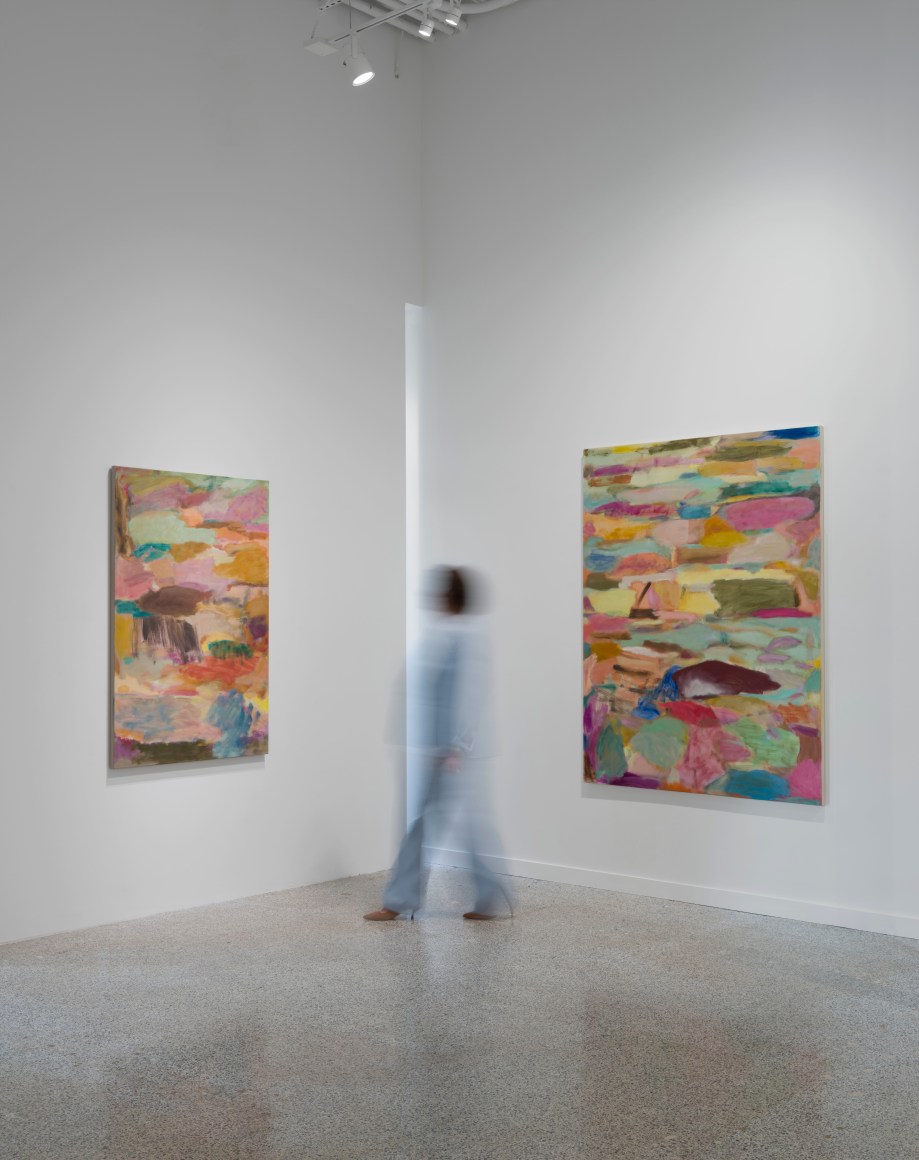 Installation view, Come, stare, she makes a gesture, 2023