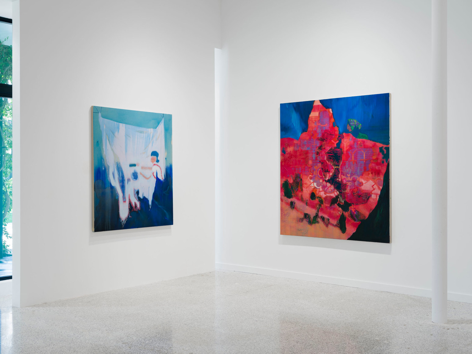Installation view, Taha Heydari: Loom, 2023