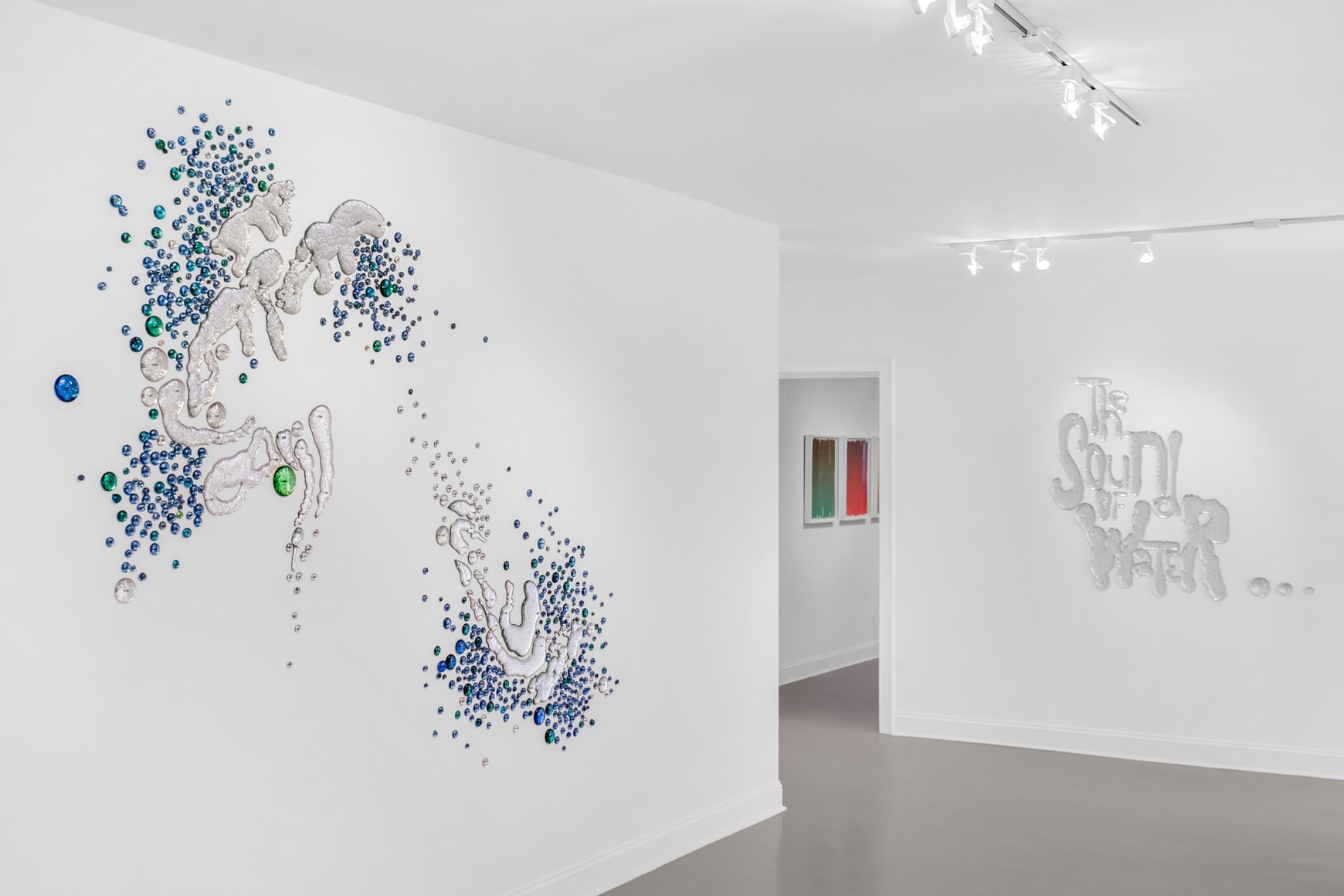 Install view of Rob Wynne "OH2/H2O"