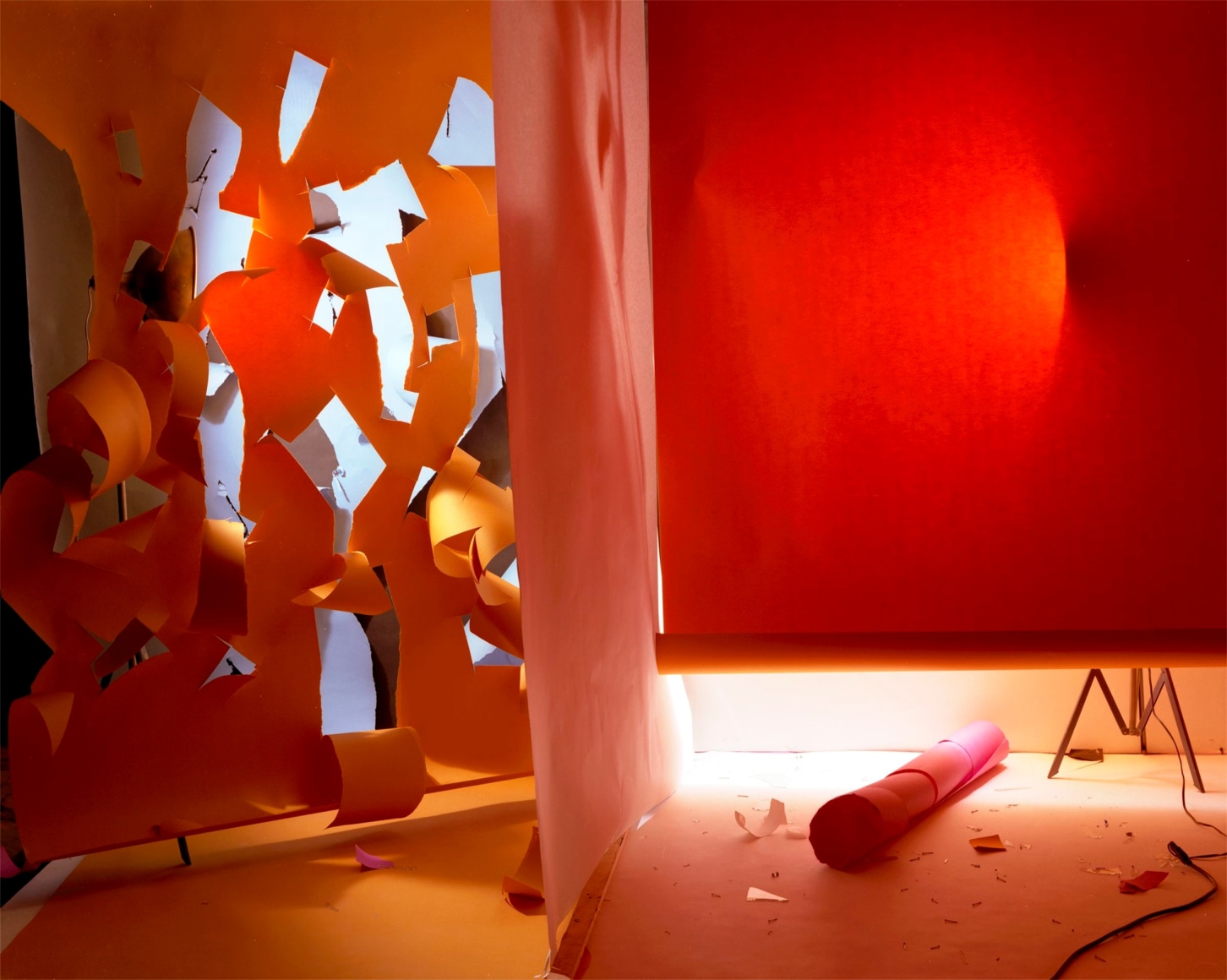 No. 162, "Torn Orange Over Blue and Under Orange", 1980/2012