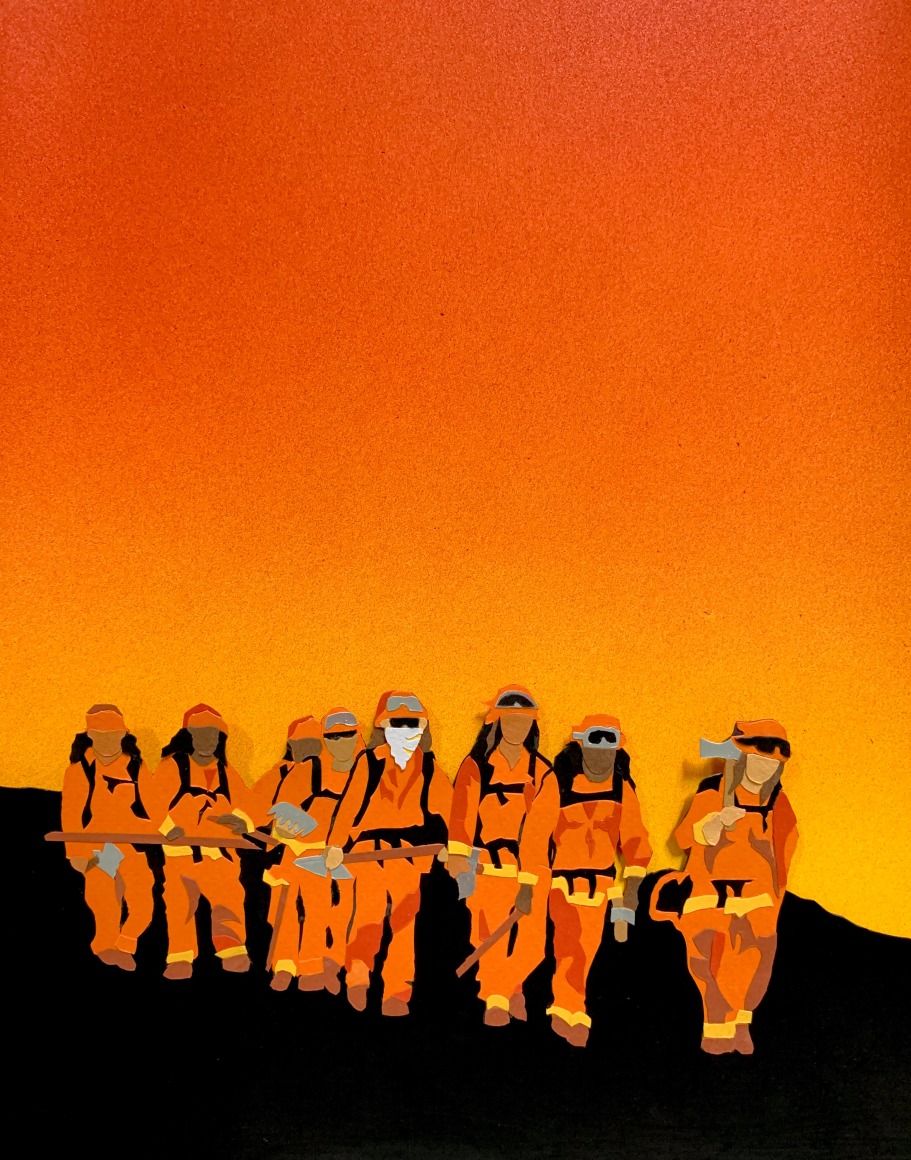 Francesca Gabbiani Inmates Saving Our Lives (Women Inmate Firefighters), 2020
