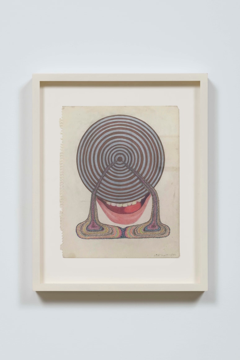 Betty Tompkins Double Drip Mouth, 1971
