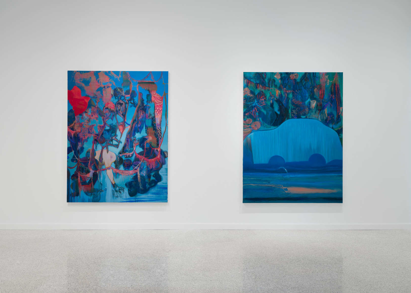 Installation view, Taha Heydari: Loom, 2023