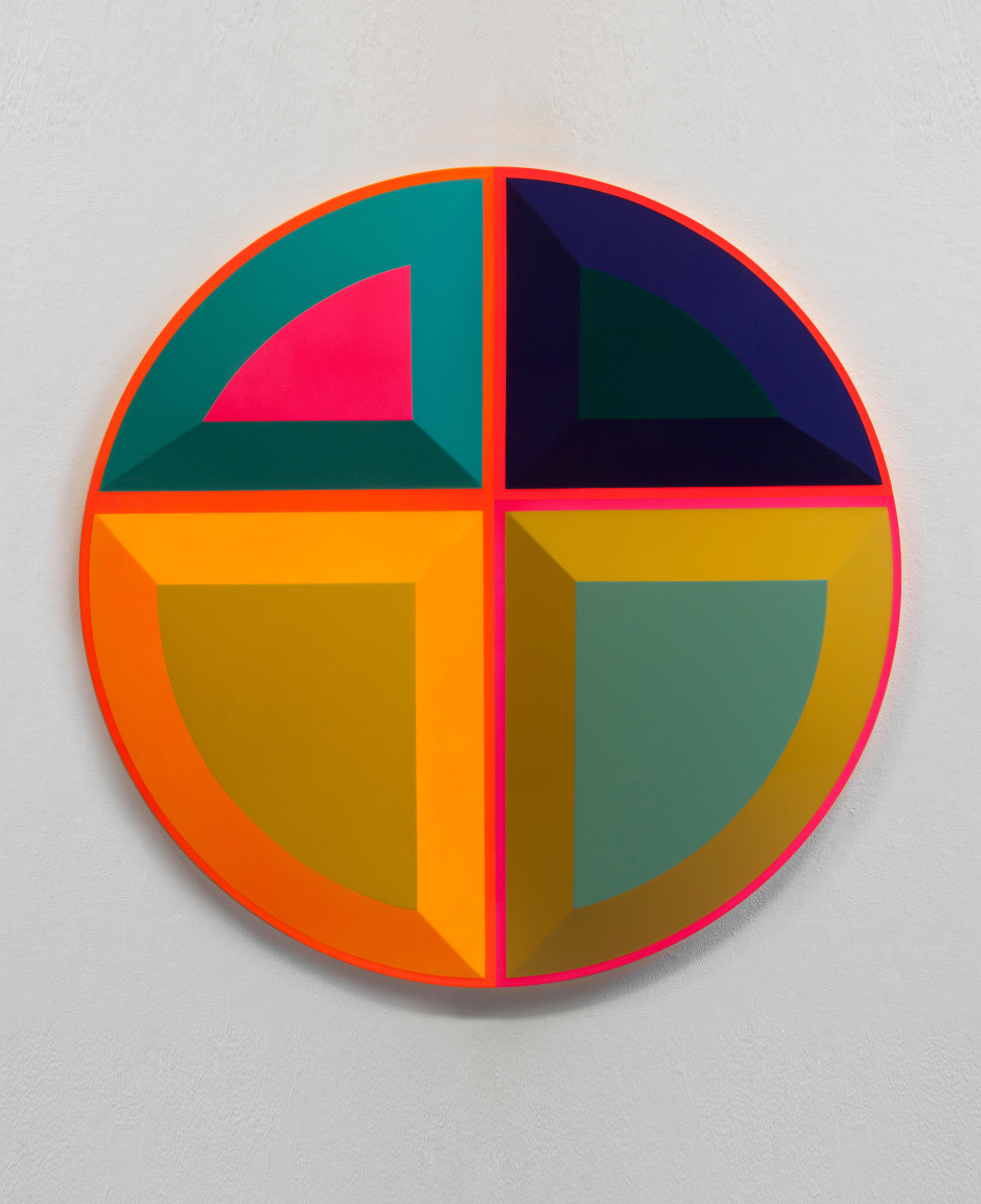 Untitled (depression), 2016, Urethane paint on mdf