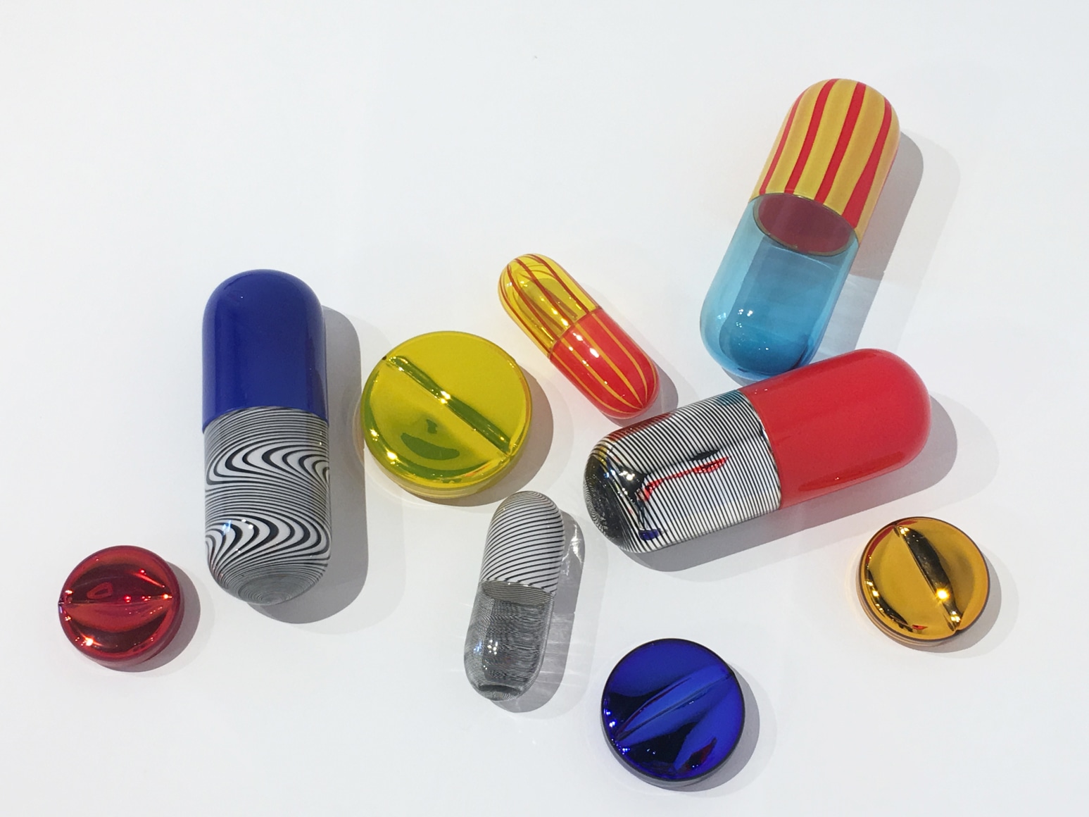 Glass Grouping #4, 2011 - 2013, Blown glass, 9 pieces