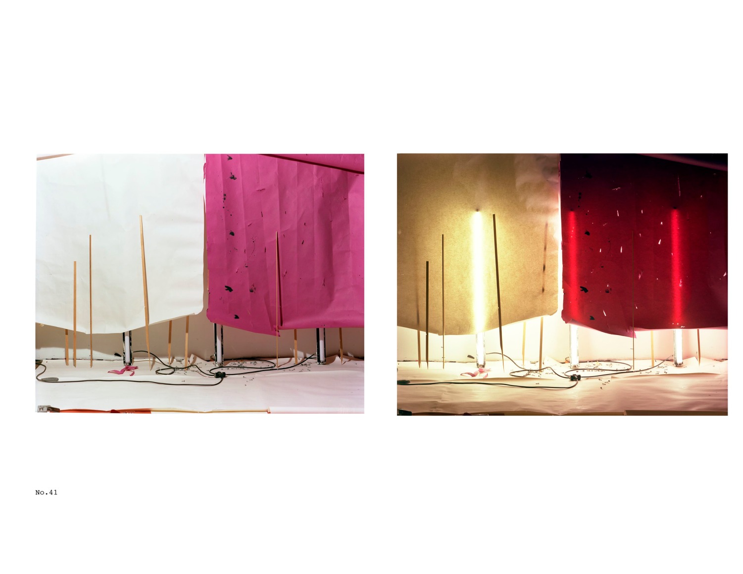 (No. 41) White and Magenta with Front and Rear Light, 1978