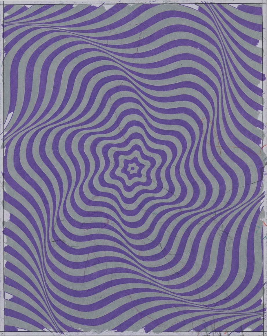 Andrew Brischler BREATHE IN, BREATHE OUT (Parma Violet/Cool Grey), 2020