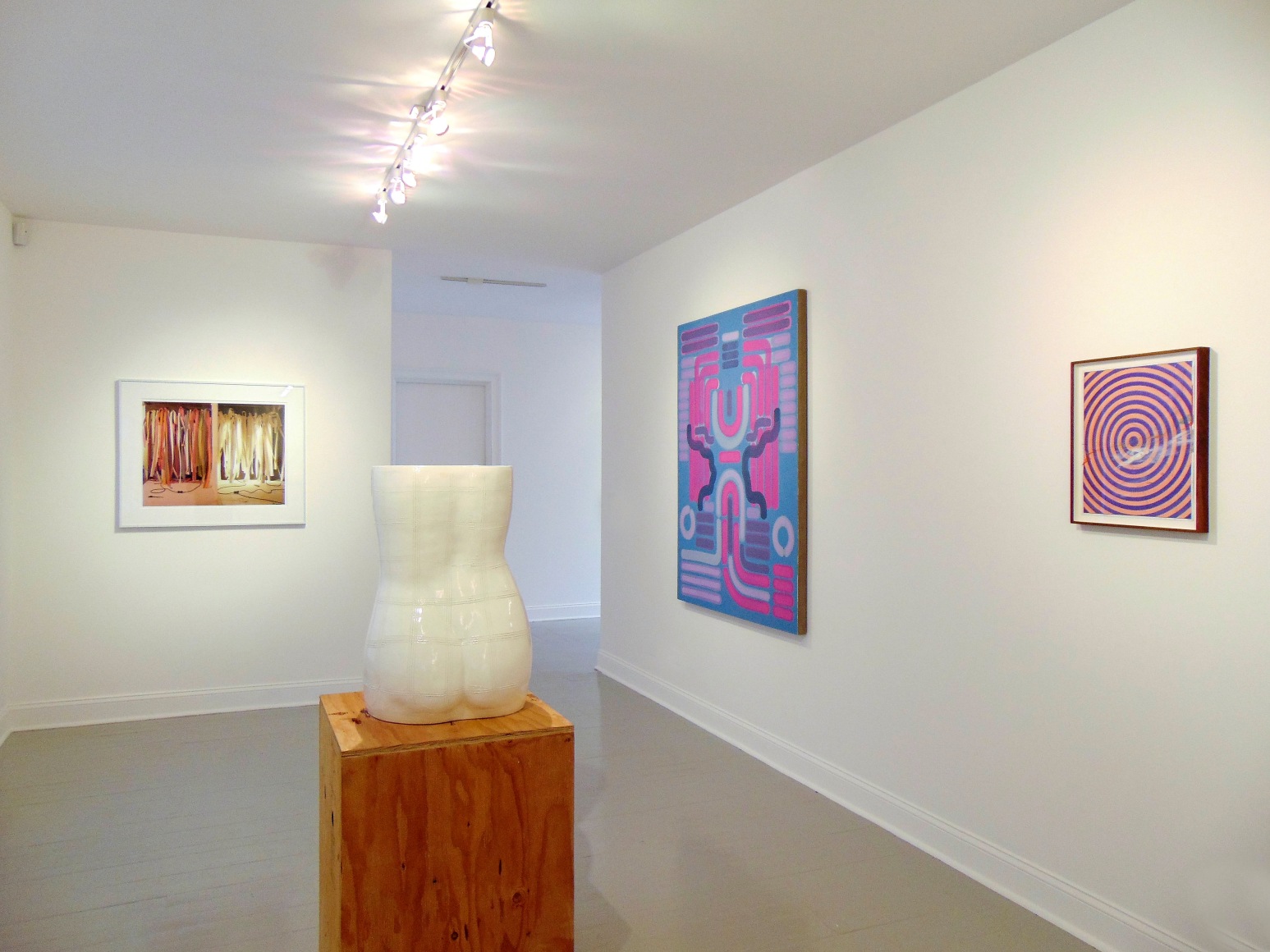David Haxton, Amy Bessone, Lily Stockman, and Andrew Brischler on view during Judith Eisler Gloria (from Left to Right) 