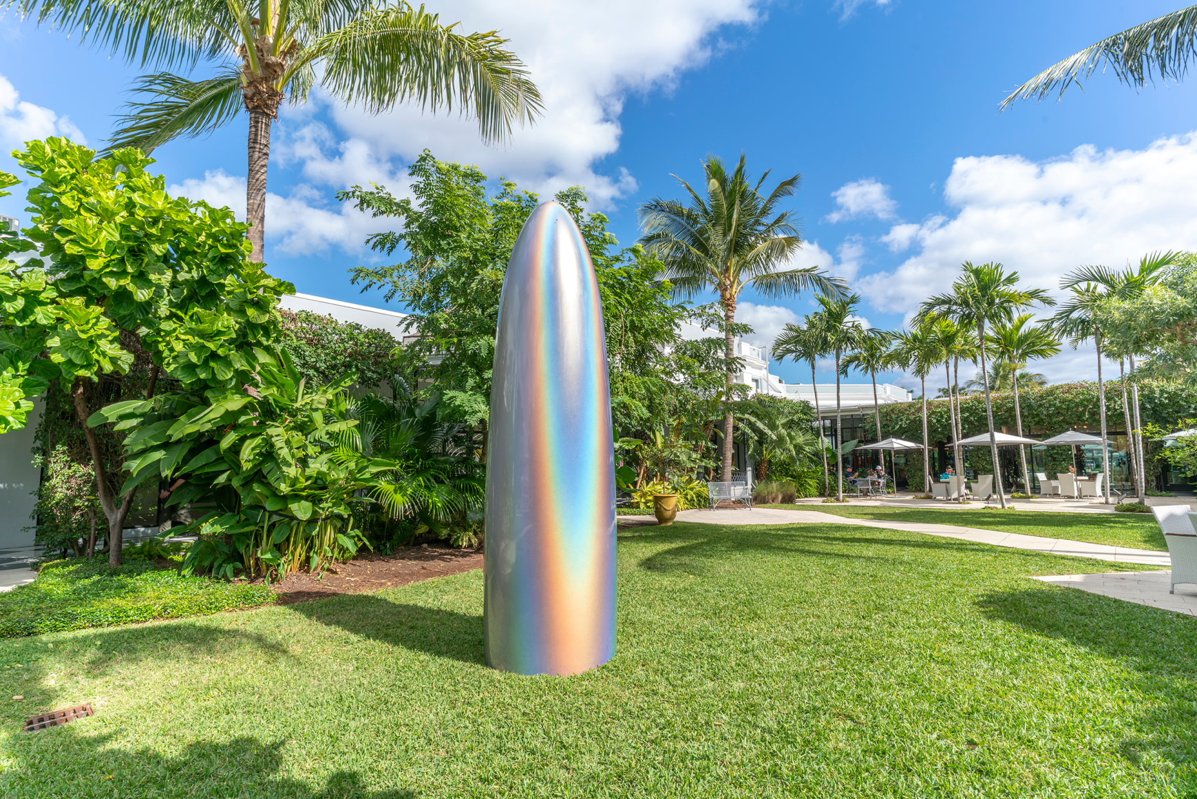 Gisela Colón Untitled (Projectile Monolith Titanium), 2017